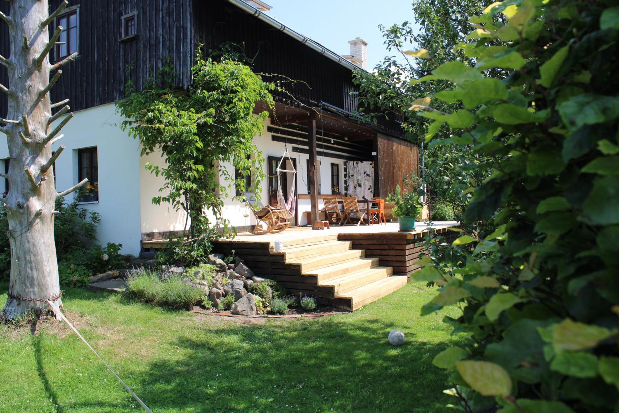 Chalupa Bez Hranic Krompach Exterior photo